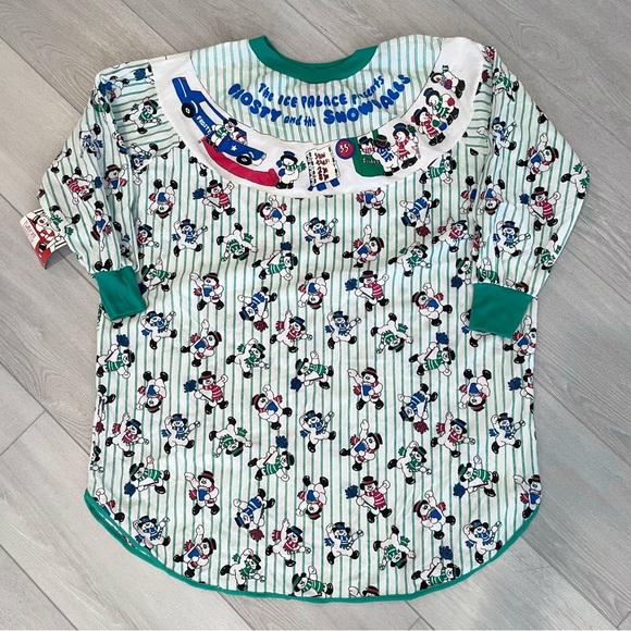 Vintage NWT Twilight Time Christmas Frosty the Snowman nightgown - Picture 7 of 8